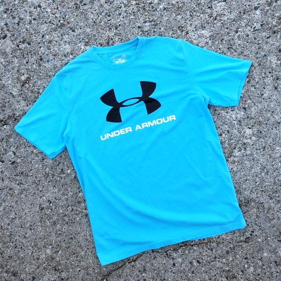 Under Armour Other - Under Armour Charged Cotton Big Logo Shirt
